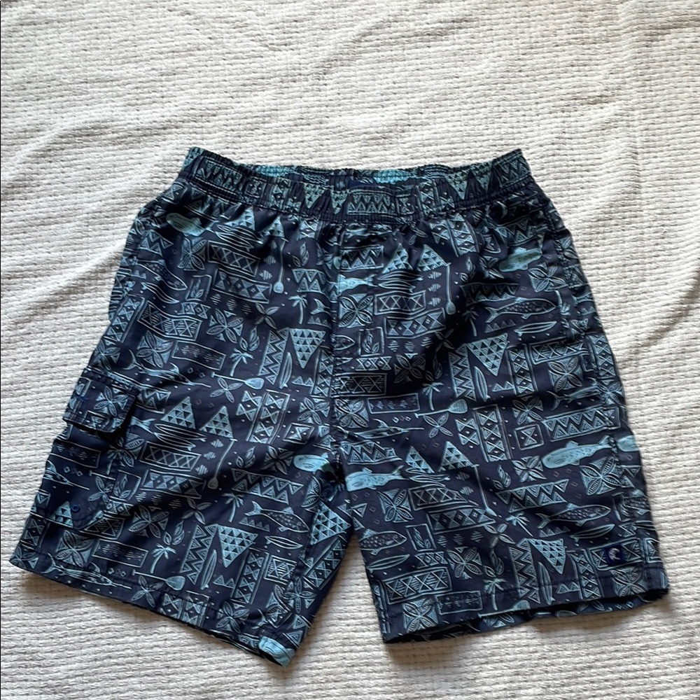 O'Neill Blue Board Shorts with Elastic Waistband